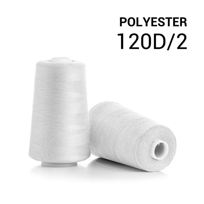 Polyester 120D/2 - White